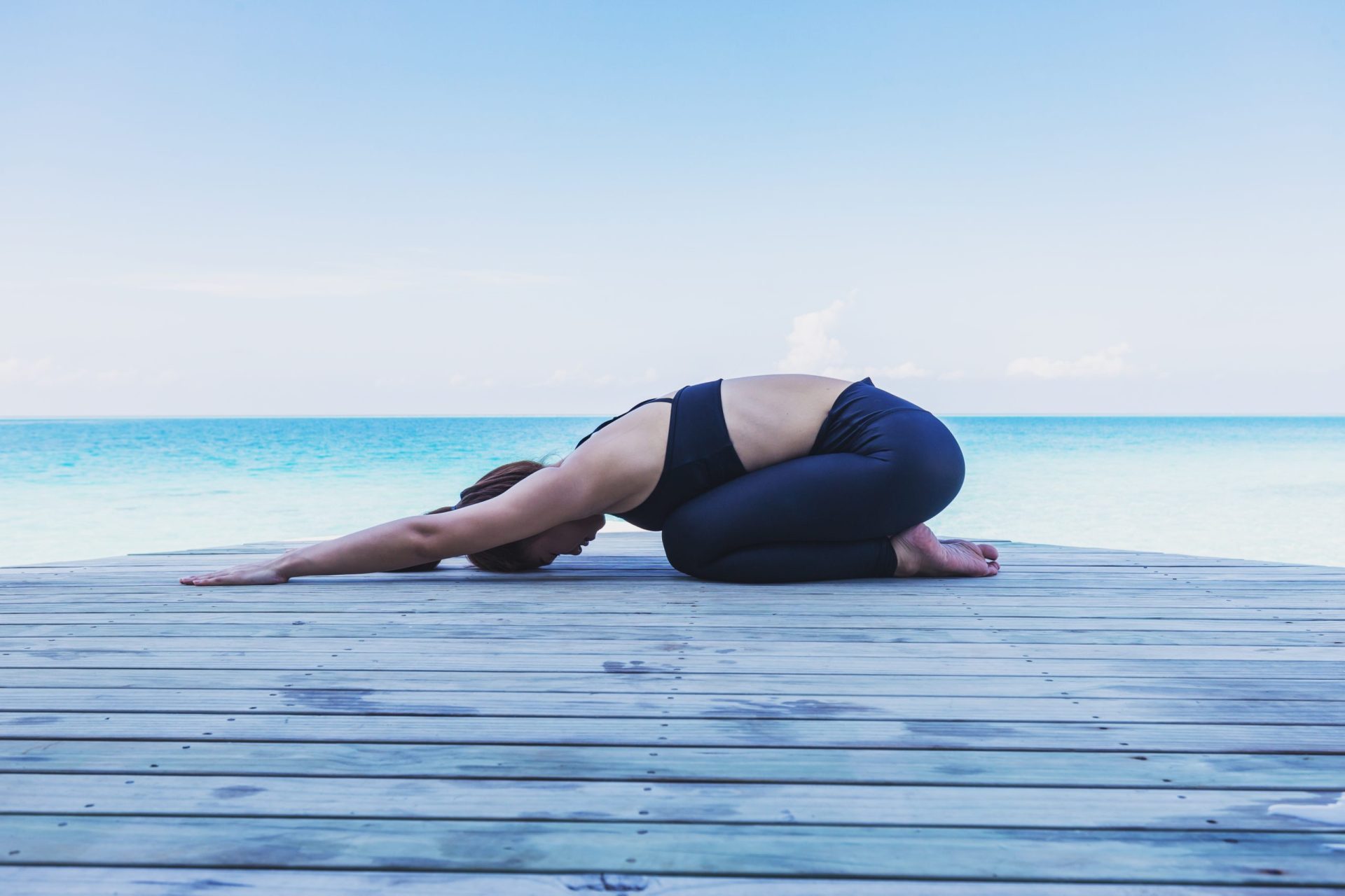 Child's Pose yoga