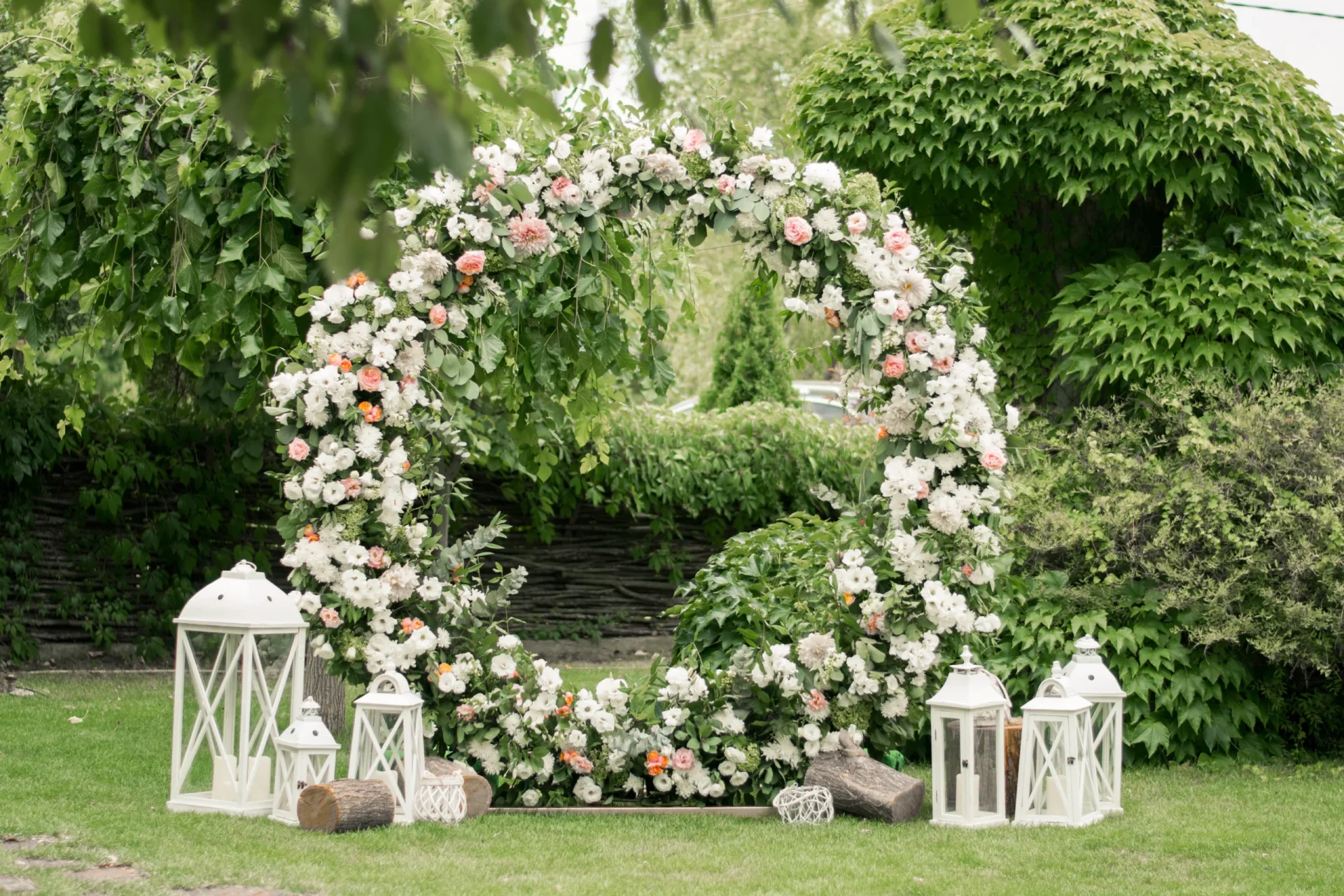 Enchanted Garden with archway