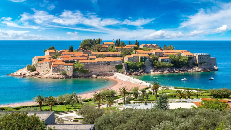 Sveti Stefan island in Budva